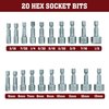 Superior Steel 208-Piece Screwdriver Security Bit Set BS208S